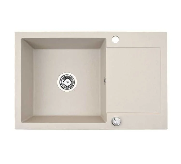 Évier Granit désert 1 bac Alkor CC 78 cm