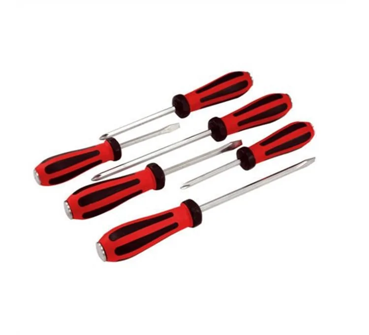 Set of 6 professional magnetic impact screwdrivers