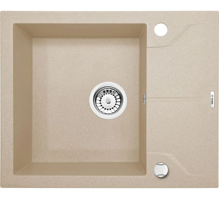 Treffen Sie Ihre Wahl zwischen einem Spülbecken aus Keramik oder Steinzeug