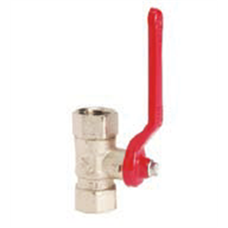 Chrome-plated F / F ball valve reduced flow