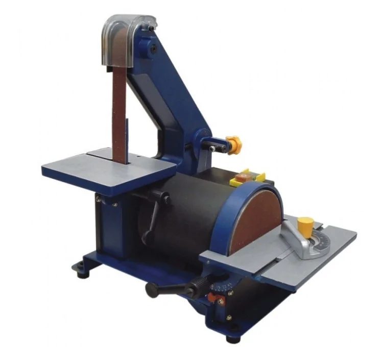 Here's the English translation:Belt and disc sanding station