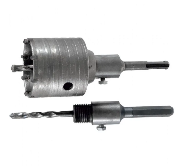 Bohrkronen 65mm mit SDS Plus und HEX-Aufnahme