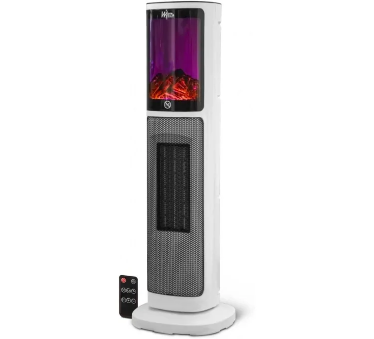 2000W ceramic heater with flame effect