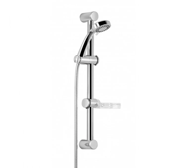 Shower bar kit EASY 3 Jets with Flexible Hose and Soap Dish Shower bar kit EASY 3 Jets with Flexible Hose and Soap Dish