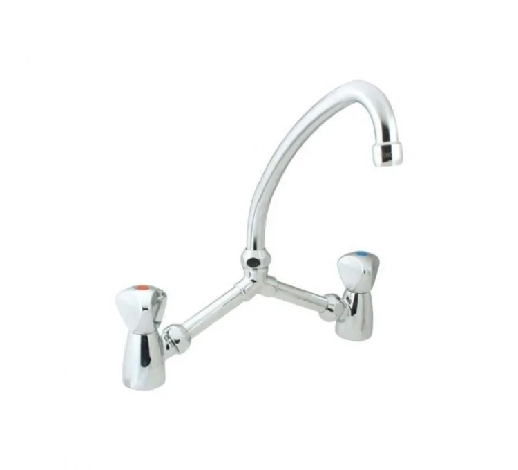 Mezclador de lavabo de 2 orificios con puente ajustable de 150 a 250 mm Mezclador de lavabo de 2 orificios con puente ajustable de 150 a 250 mm