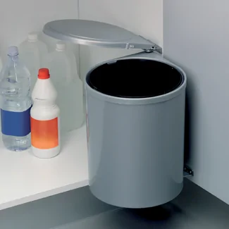 Pattumiera da cucina rotonda automatica 13L