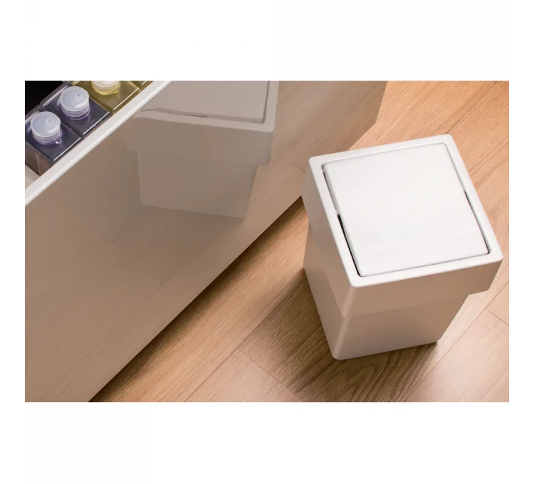 Papelera de cajón para baño de PVC Papelera de cajón para baño de PVC