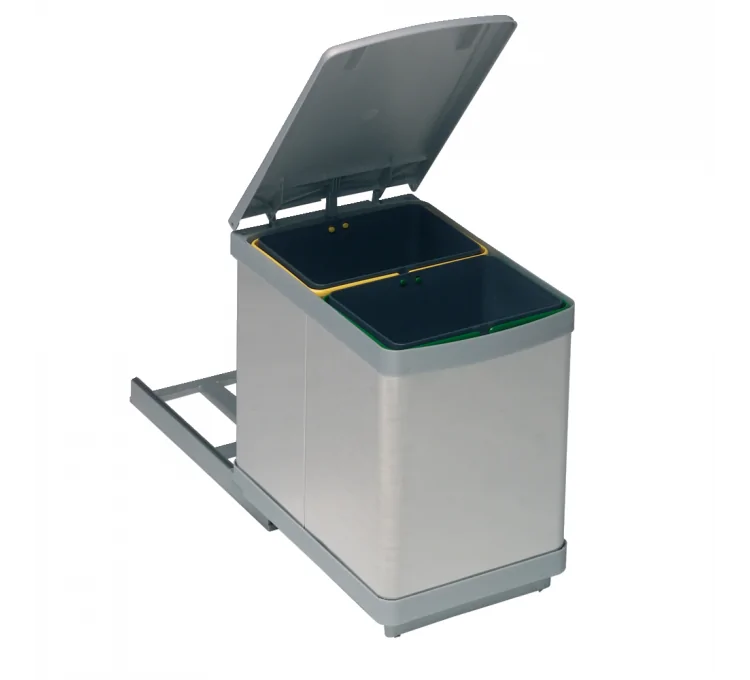 Bolsas Basura 30l Bote De Basura Doble Para Cocina Bau00f1o