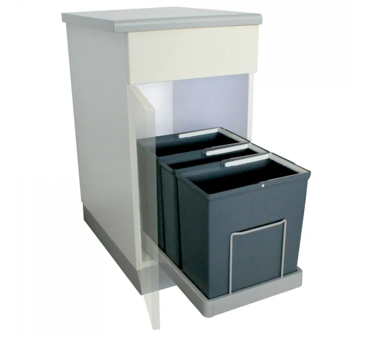Kitchen sliding recycling bin 32L/34L