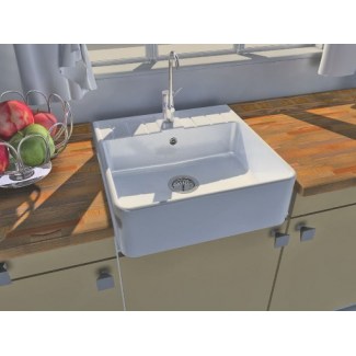 Ceramic Sink 1 Vigneron White Tray.
