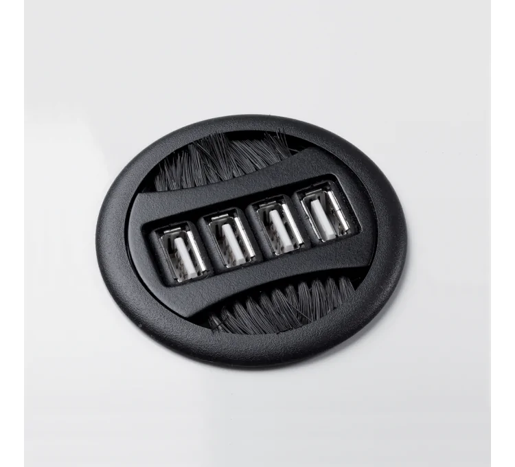 Here's the German translation:Einbau-USB-Steckdosenblock mit Kabeldurchführung Here's the German translation:Einbau-USB-Steckdosenblock mit Kabeldurchführung