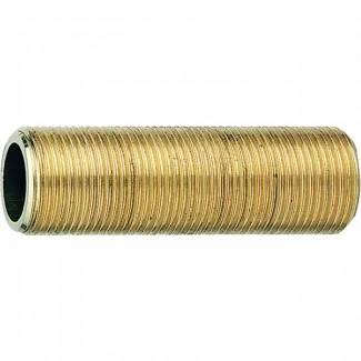 Set of 10 threaded brass bobbins 80 mm 3/8"