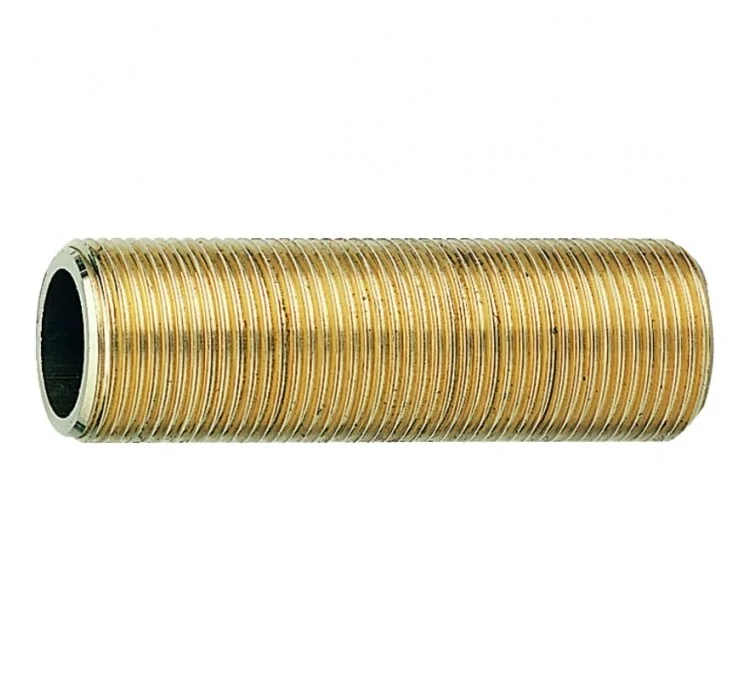 Set di 10 boccole filettate in ottone 80 mm 3/8"