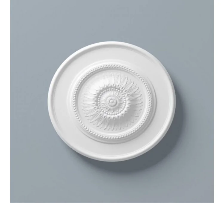 Hier ist die deutsche Übersetzung:Rosette aus Polyurethan R10 ARSTYL 60 cm