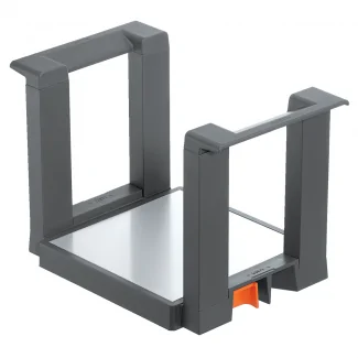 Organizador de platos ajustable para cajón de cocina