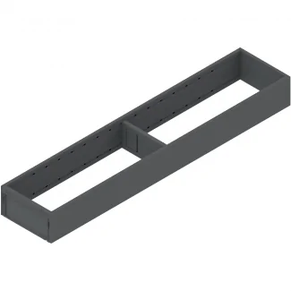 Portaposate in acciaio per cassetto della cucina 100 mm