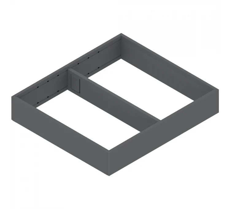 Designerbesteckkasten aus Stahl für Küchenschubladen