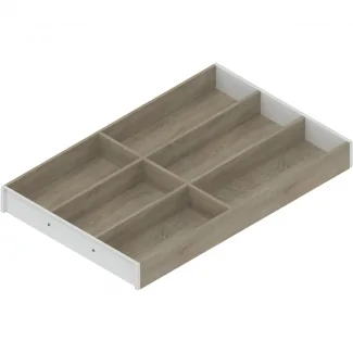 Organizador de cubiertos de madera de diseño 300mm