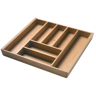 Modularer Besteckkasten aus massiver Buche für TANDEMBOX