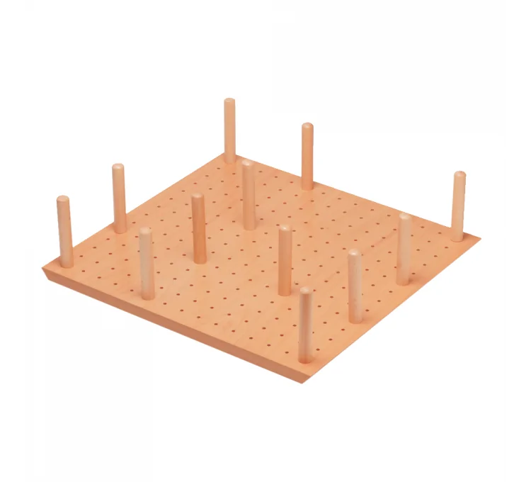 Adjustable drawer organizer for dishwasher with 16 pegs