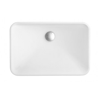 White ceramic washbasin "9.27" White Sarreguemines