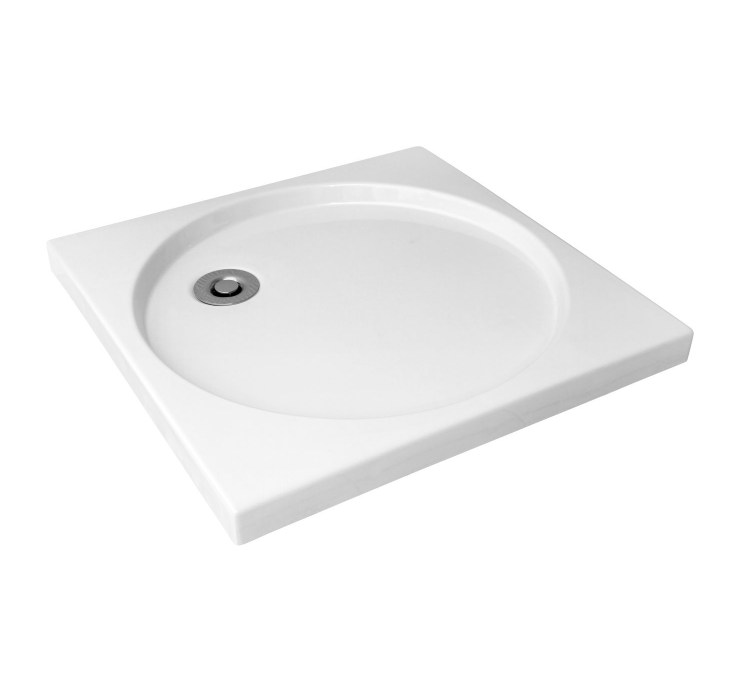 Ceramic shower tray White