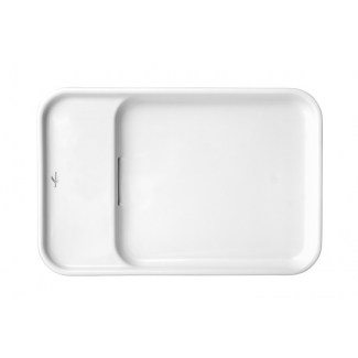 Ceramic Countertop Large Pastille "9.54" White