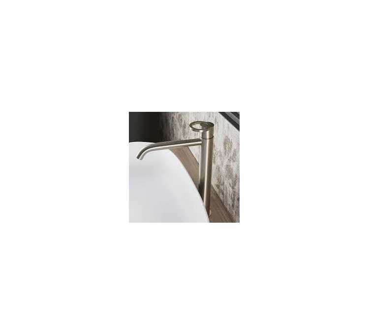 Mitigeur Lavabo Haut Mono Commande Sans Vidage Design Moderne