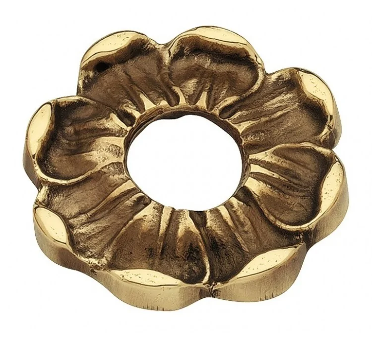 Messingrosette für Wasserhahn Clematis