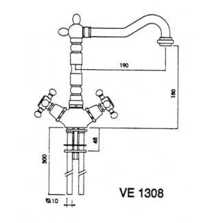 Robinet Pour Evier Monotrou à Bec Mobile