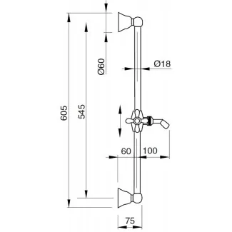 Kit De Douche Avec Barre Et Douchette