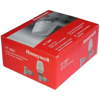 Komplettes Set mit Heizkörperventil und Thermostat-Kopf, Eckform umgekehrt 1/2