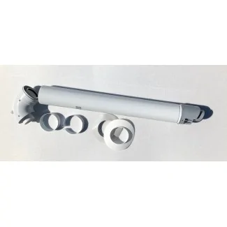 Kit di scarico orizzontale universale per caldaia Poujoulat