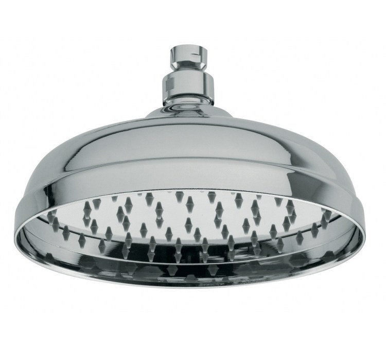 Maxi shower head with patella and antilime peg