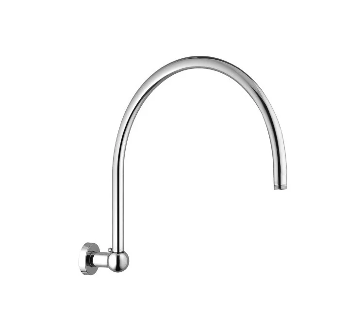 Swivel swan neck shower arm, chrome-plated, Ø60 MM1/2 Swivel swan neck shower arm, chrome-plated, Ø60 MM1/2
