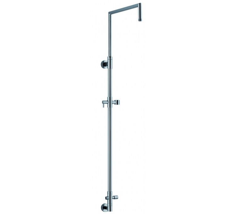 Telescopic and adjustable square shower column