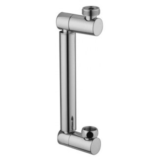 Adjustable chrome plated brass shower column bracket M3 / 4