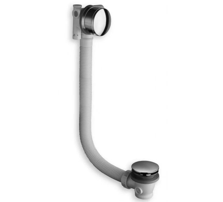 Desagüe para bañera con mecanismo de clic y llenado