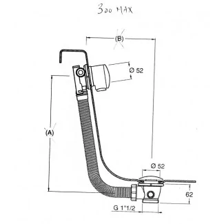 Drenaje para tina de trinquete con relleno.