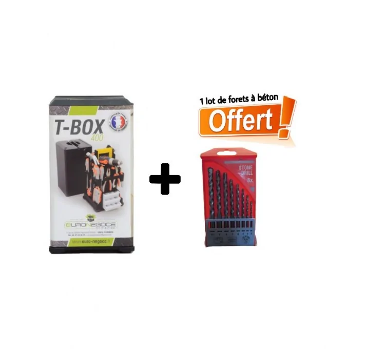 Boite à Outils TBox 400 + 1jeux tournevis offert Boite à Outils TBox 400 + 1jeux tournevis offert