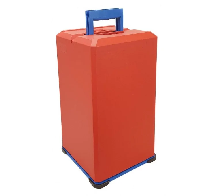 Boîte à Outils Tbox 400 EURONEGOCE - Coffre Plastique Noir, 3 Tiroirs, Capacité 110 Kg