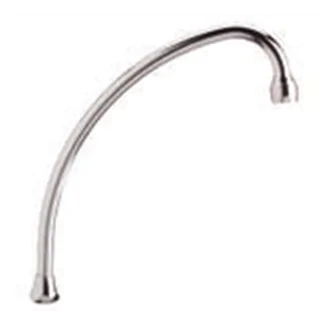 Standard faucet spout, swan neck 1/2 with removable aerator
