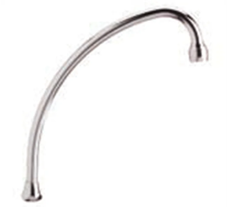 Standard faucet spout, swan neck 1/2 with removable aerator