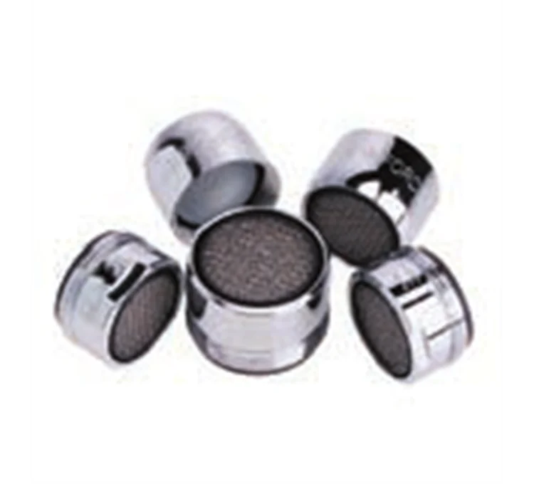 Here's the translation:NF-certified chrome-plated scale-resistant aerator-nozzle