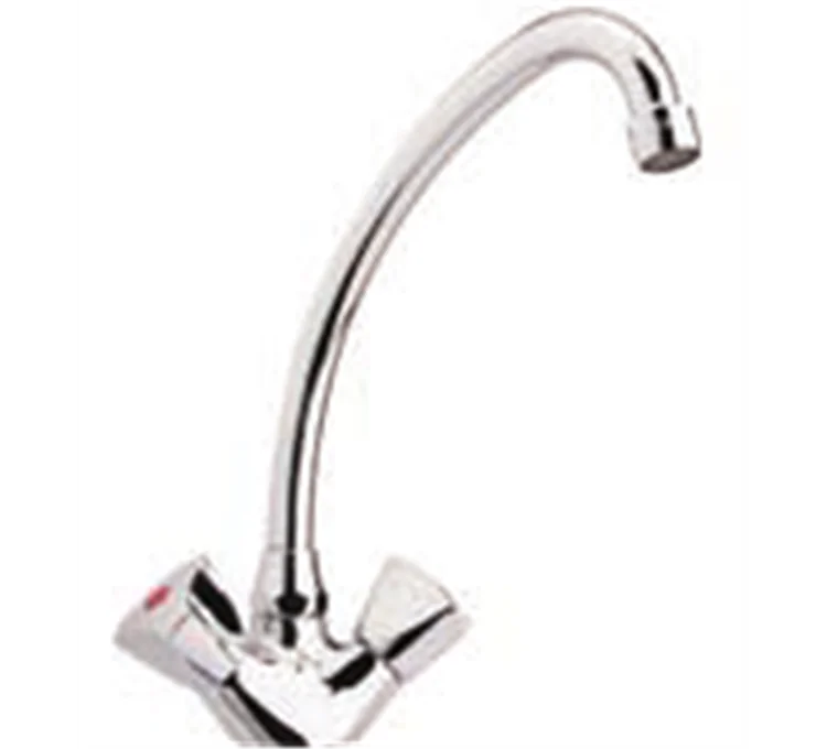 Miscelatore monocomando per lavello in ottone cromato Miscelatore monocomando per lavello in ottone cromato