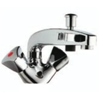 Single-hole bath-shower diverter with automatic return