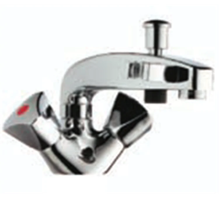 Single-hole bath-shower diverter with automatic return Single-hole bath-shower diverter with automatic return