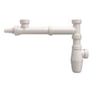 Vidage pour évier 2 bacs en polypropylène