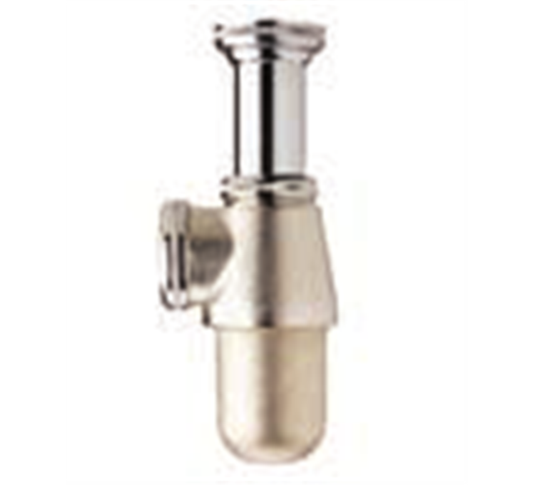 Siphon brass adjustable 1 "1/2 straight outlet