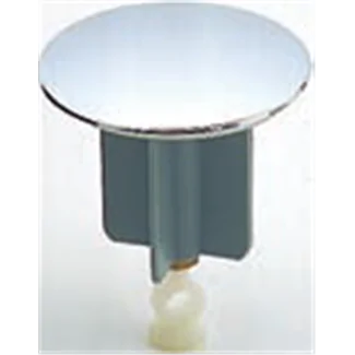 Chrome-plated brass drain plug stopper